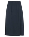 Minimum Woman Midi Skirt Midnight Blue Size M Modal, Recycled Polyester
