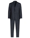 LUIGI BIANCHI MANTOVA LUIGI BIANCHI MANTOVA MAN SUIT MIDNIGHT BLUE SIZE 42 SUPER 130S WOOL