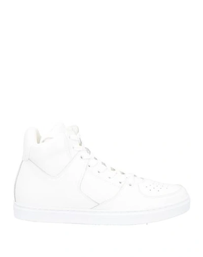 Trussardi Woman Sneakers White Size 10 Soft Leather