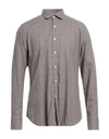 Tintoria Mattei 954 Man Shirt Black Size 15 ¾ Cotton, Tencel In Black