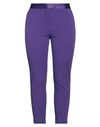 Imperial Woman Pants Purple Size L Polyester, Elastane