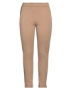 Siste's Woman Pants Camel Size M Viscose, Nylon, Elastane In Beige