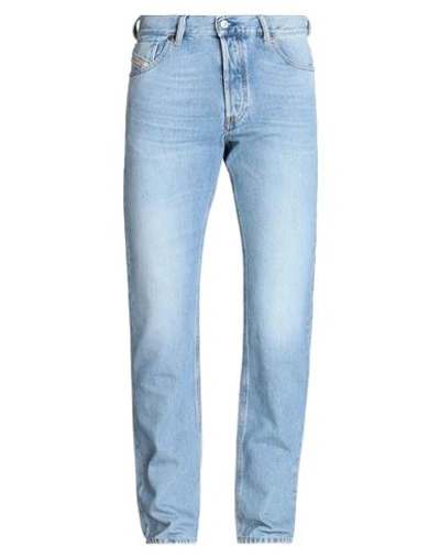 Diesel 2019 D-strukt 9b92l Slim Jeans Man Jeans Blue Size 32w-32l Cotton, Elastane