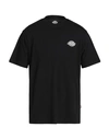DICKIES DICKIES HOLTVILLE TEE SS MAN T-SHIRT BLACK SIZE XL COTTON