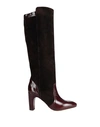 Chie Mihara Woman Knee Boots Cocoa Size 11 Soft Leather In Brown