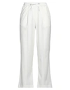 T.d.d. Ten-day Delivery T. D.d. Ten-day Delivery Woman Pants White Size 6 Polyester, Rayon, Elastic Fibres