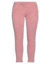 Corte Dei Gonzaga Woman Pants Pastel Pink Size 12 Cotton, Elastane