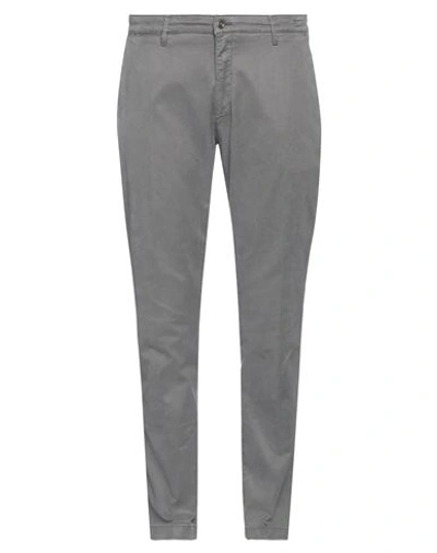 4/10 Four.ten Industry 4/10 Four. Ten Industry Man Pants Light Grey Size 40 Cotton, Elastane In Grey