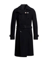 Lardini Man Coat Midnight Blue Size 42 Wool, Cashmere