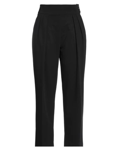 Silvian Heach Woman Pants Black Size 6 Polyester, Viscose, Elastane