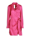 Max & Co . Woman Mini Dress Fuchsia Size 2 Viscose In Pink