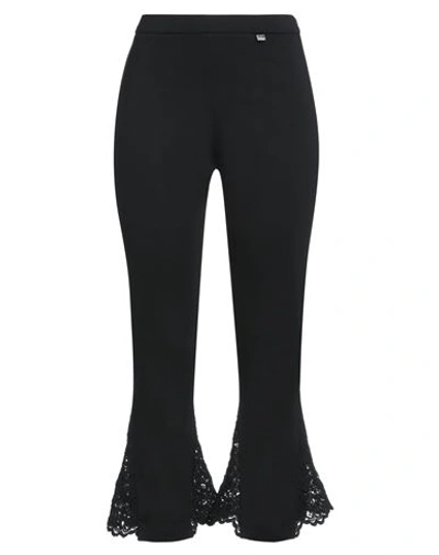 Luckylu  Milano Luckylu Milano Woman Pants Black Size 4 Viscose, Polyamide, Elastane