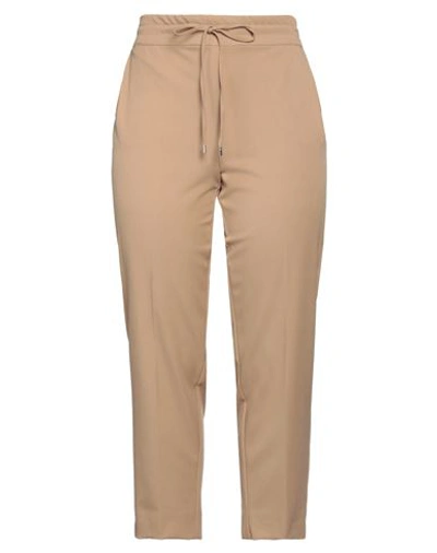 Emme By Marella Woman Pants Beige Size 12 Polyester, Viscose, Elastane In Beige