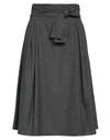 Peserico Midi Skirts In Grey