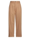 Marni Woman Pants Camel Size 10 Virgin Wool In Beige