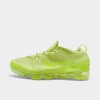 Nike Women's Air Vapormax 2023 Flyknit Shoes In Light Lemon Twist/white/barely Volt/volt 