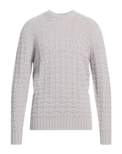 Drumohr Man Sweater Light Grey Size 46 Cashmere