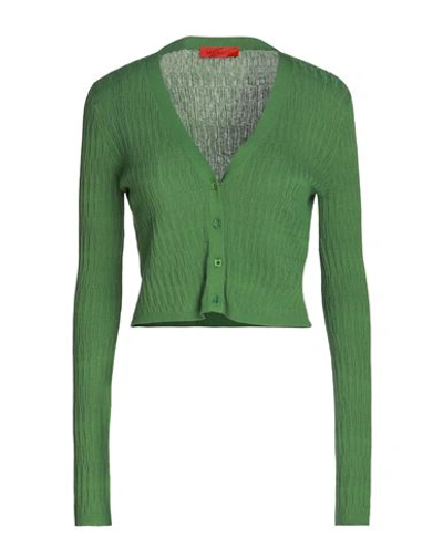 Max & Co . Woman Cardigan Green Size Xl Cotton, Modal