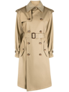 Polo Ralph Lauren Double-breasted Trench Coat In Nude