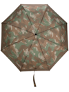 MOSCHINO CAMOUFLAGE-PRINT COMPACT UMBRELLA