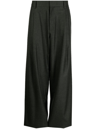 Kolor Tailored Wide-leg Trousers In Grau