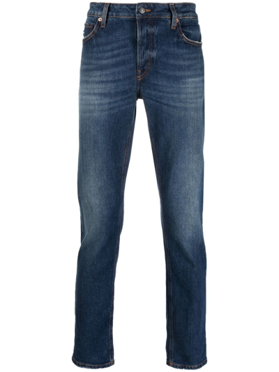 Haikure Low-rise Slim-fit Jeans In Blau
