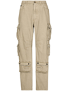 DOLCE & GABBANA WIDE-LEG CARGO TROUSERS