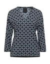 Rrd Woman T-shirt Midnight Blue Size 8 Polyamide, Elastane