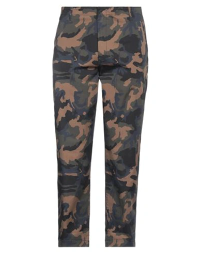 Dondup Man Pants Khaki Size 35 Cotton, Elastane In Beige