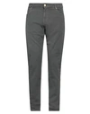 Pt Torino Man Pants Lead Size 34 Cotton, Elastane In Grey