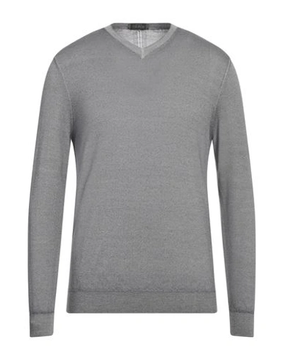 +39 Masq Man Sweater Grey Size 36 Merino Wool