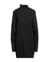 Silvian Heach Woman Mini Dress Black Size 4 Nylon, Polyamide In Black