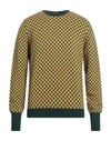 Drumohr Man Sweater Dark Green Size 40 Cashmere