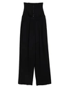 ALESSANDRO VIGILANTE ALESSANDRO VIGILANTE WOMAN PANTS BLACK SIZE 6 VISCOSE, WOOL, ELASTANE