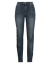Trussardi Woman Jeans Blue Size 26 Cotton, Elastane In Blue