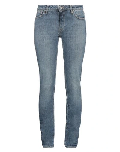 Trussardi Woman Jeans Blue Size 32 Cotton, Elastane