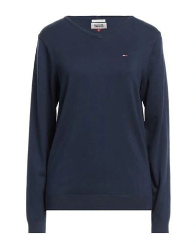 Tommy Hilfiger Round Neck Sweater In Blue