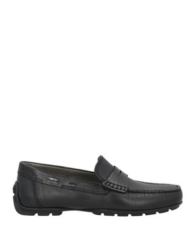 Geox Man Loafers Black Size 6 Soft Leather