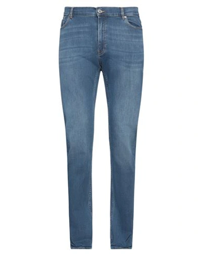 Trussardi Man Jeans Blue Size 31 Cotton, Elastane