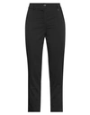 Mdm Mademoiselle Du Monde Woman Pants Black Size 8 Polyester, Rayon, Elastane