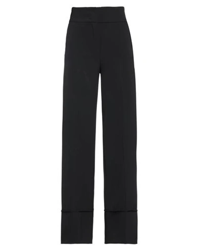 Blugirl Blumarine Woman Pants Black Size 6 Polyester, Elastane