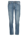 0/zero Construction Man Denim Pants Blue Size 33 Cotton, Elastane In Blue
