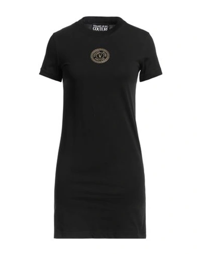 Versace Jeans Couture Woman Short Dress Black Size L Cotton