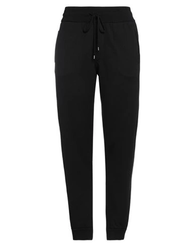 Ferragamo Man Pants Black Size M Virgin Wool, Calfskin