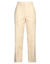 Jil Sander Woman Pants Beige Size 6 Polyamide, Silk