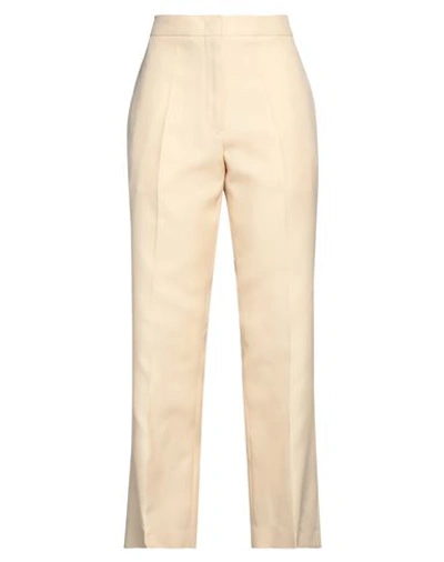 Jil Sander Woman Pants Beige Size 6 Polyamide, Silk