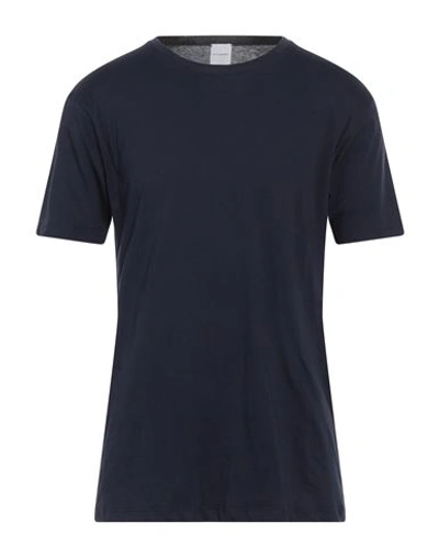 Stilosophy Man T-shirt Navy Blue Size Xxl Cotton