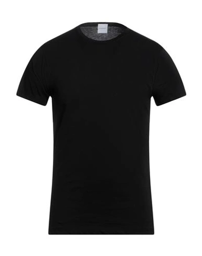 Stilosophy Man T-shirt Black Size S Cotton