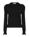 CARACTERE CARACTÈRE WOMAN SWEATER BLACK SIZE 2 VISCOSE, POLYESTER, POLYAMIDE