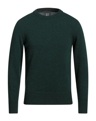+39 Masq Man Sweater Dark Green Size 38 Merino Wool, Cashmere